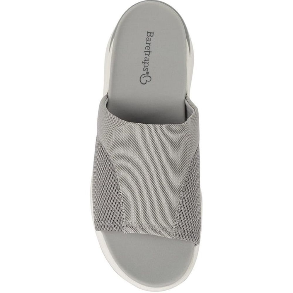 Baretraps Womens Whisper Mesh Slide Sandals Shoes BHFO 5568 Gray Size 10M